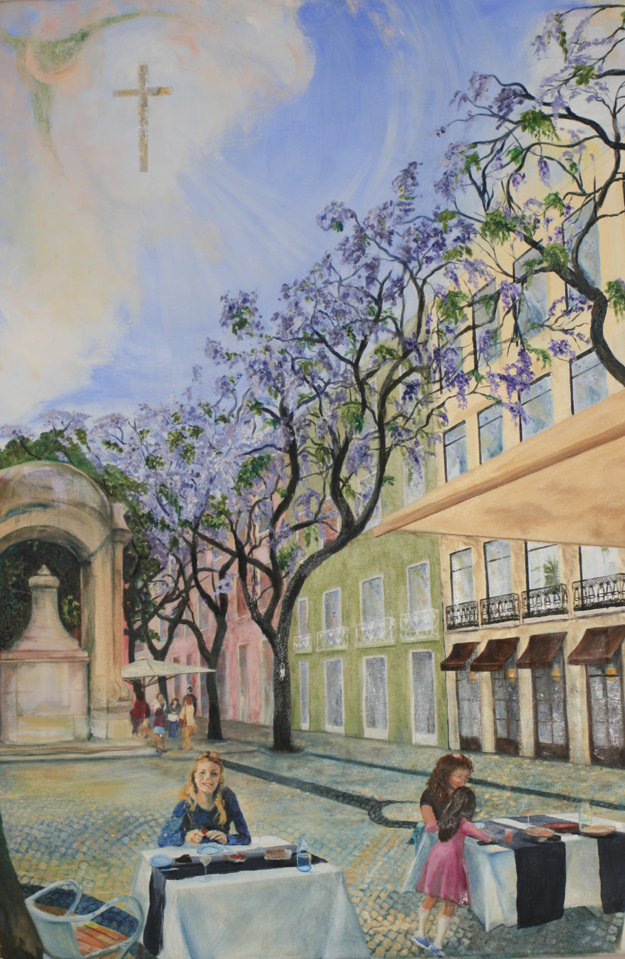 Lissabon — schilderij van Jeanne Thijssen